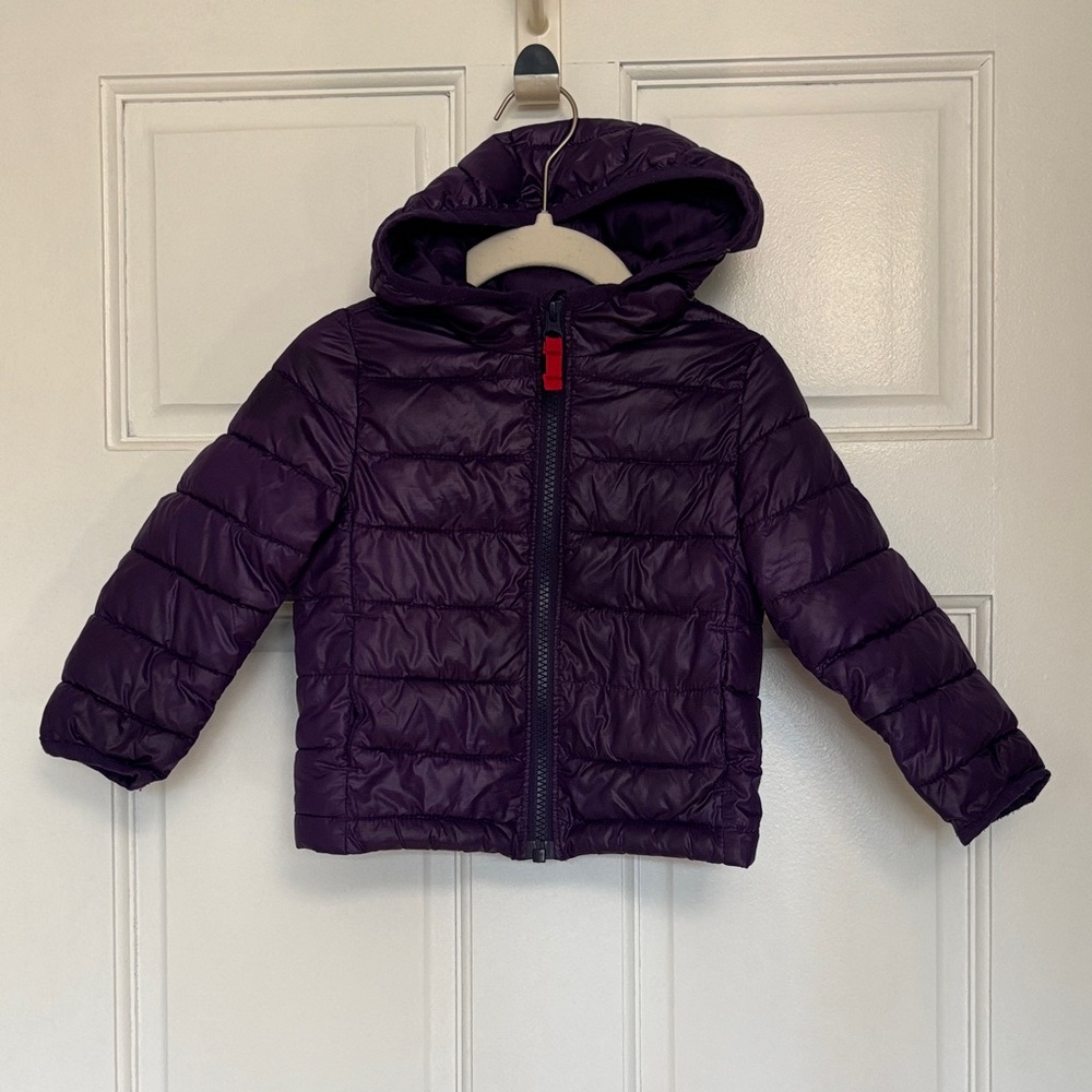 Primary Purple Puffer Jacket